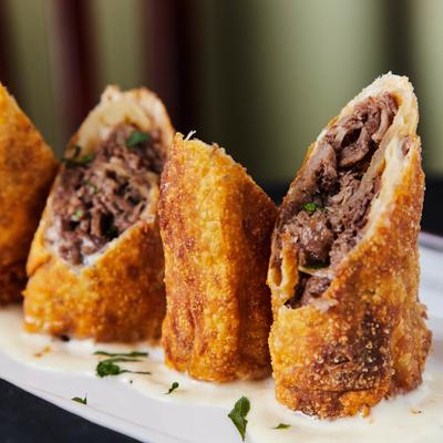Prime rib eggrolls