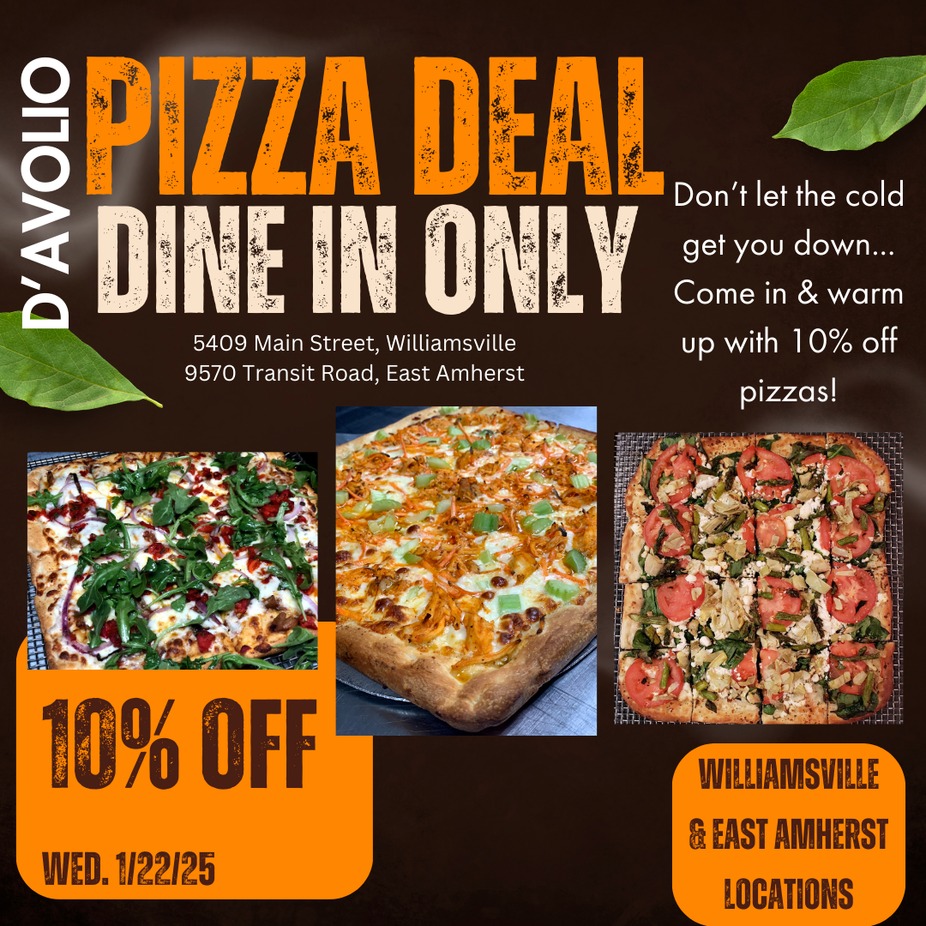 10% Off Pizzas event photo