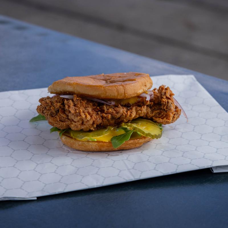 menu item 4 of 6, Szechuan Chicken Sandwich