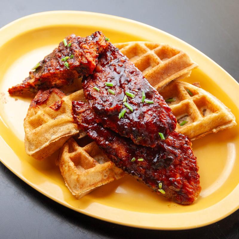 Blackberry Ancho Chicken Waffle photo