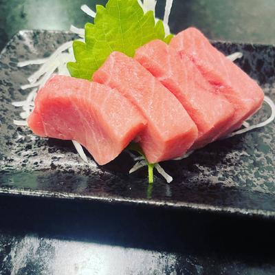 Tuna sashimi.