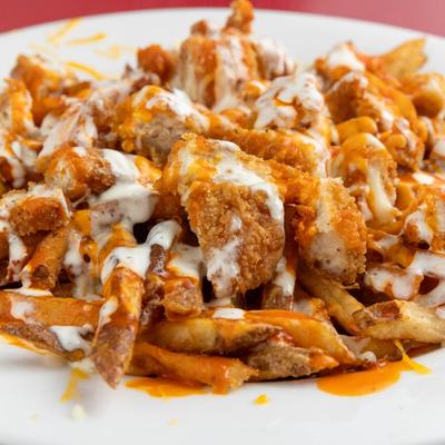 Buffalo Chicken Cheese Fries.