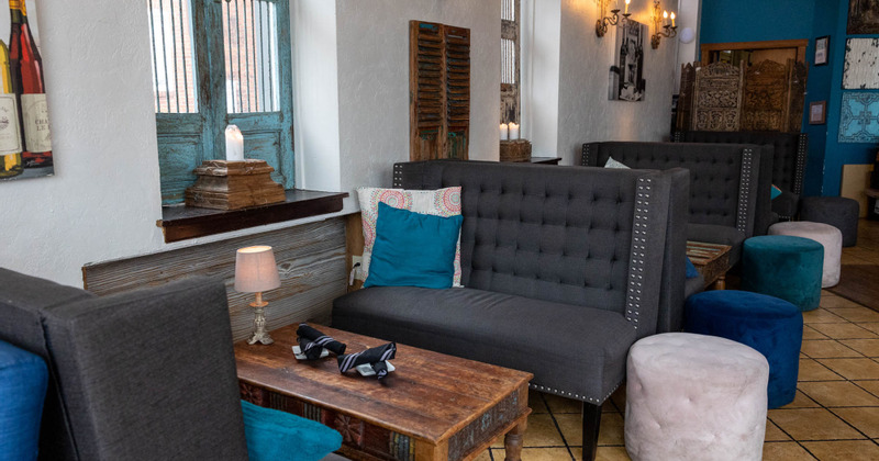 Interior, seating area