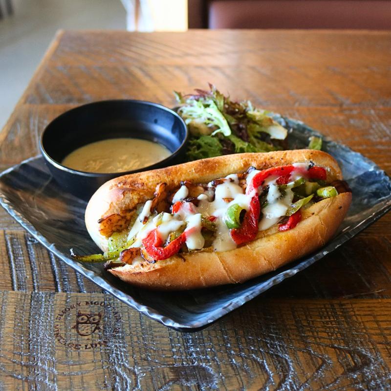 menu item 16 of 18, Tempeh Cheesesteak