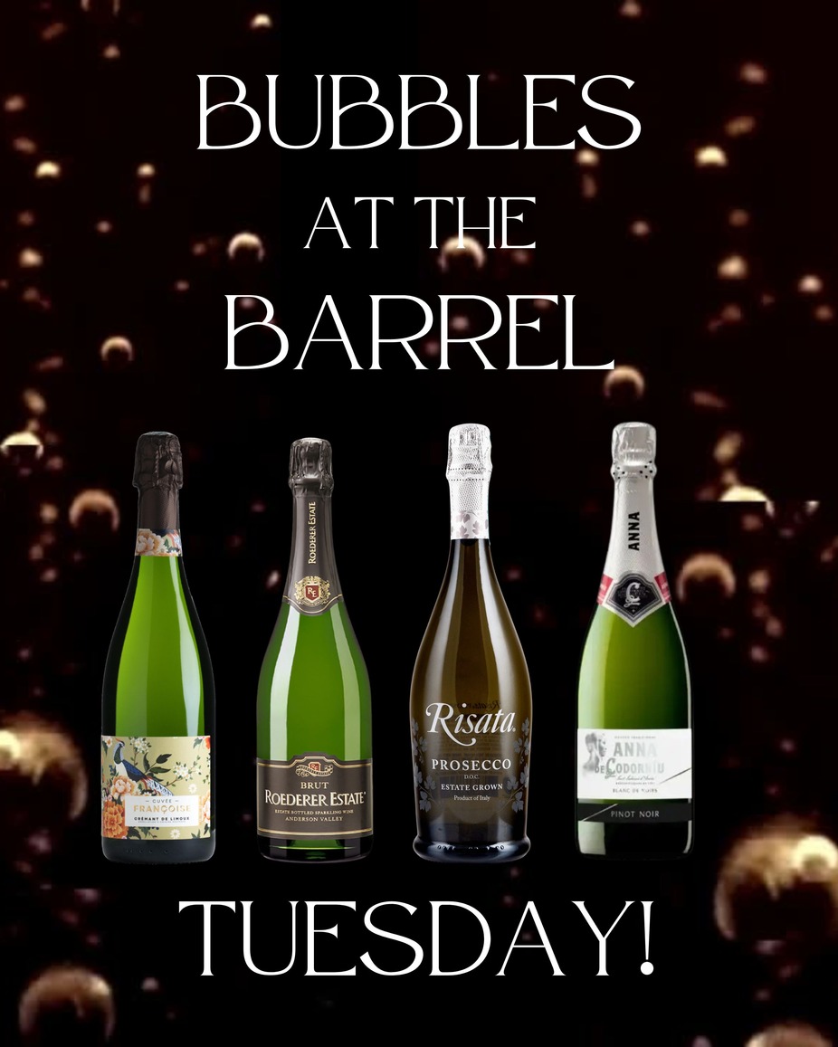 Bubbles at The Wine Barrel event photo