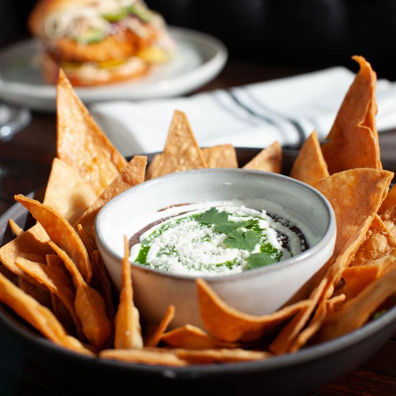 Black Bean Dip & Chips photo