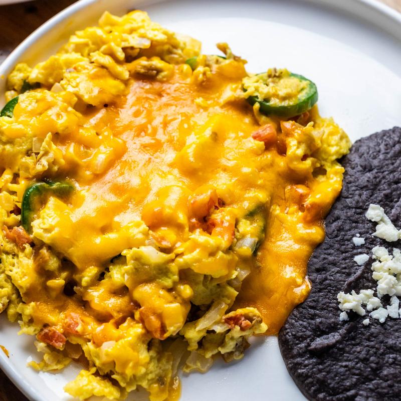 menu item 1 of 10, Migas Plate* (V)