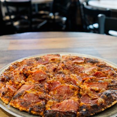 Lots and Meat pizza.