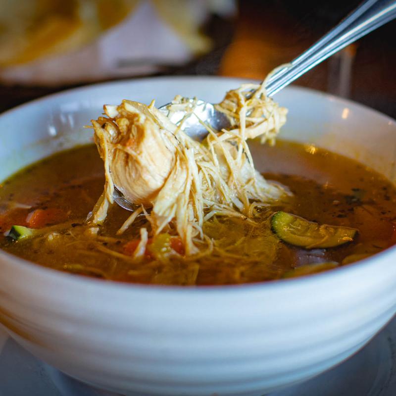 menu item 7 of 29, Caldo De Pollo
