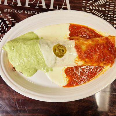 Burrito bandera.