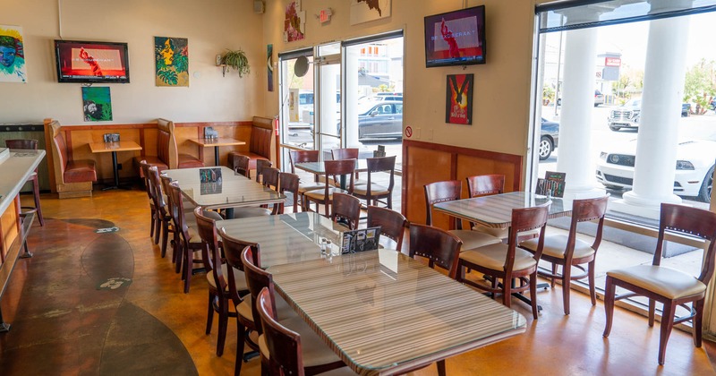 Interior, dining area