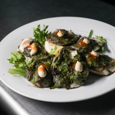 grilled gulf oysters.