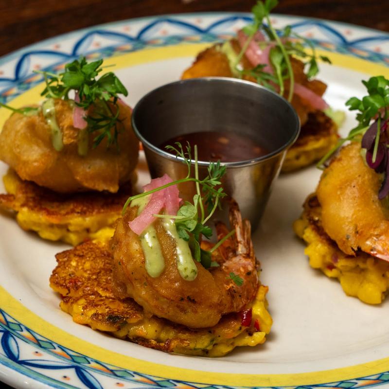 menu item 1 of 14, Corn Fritters