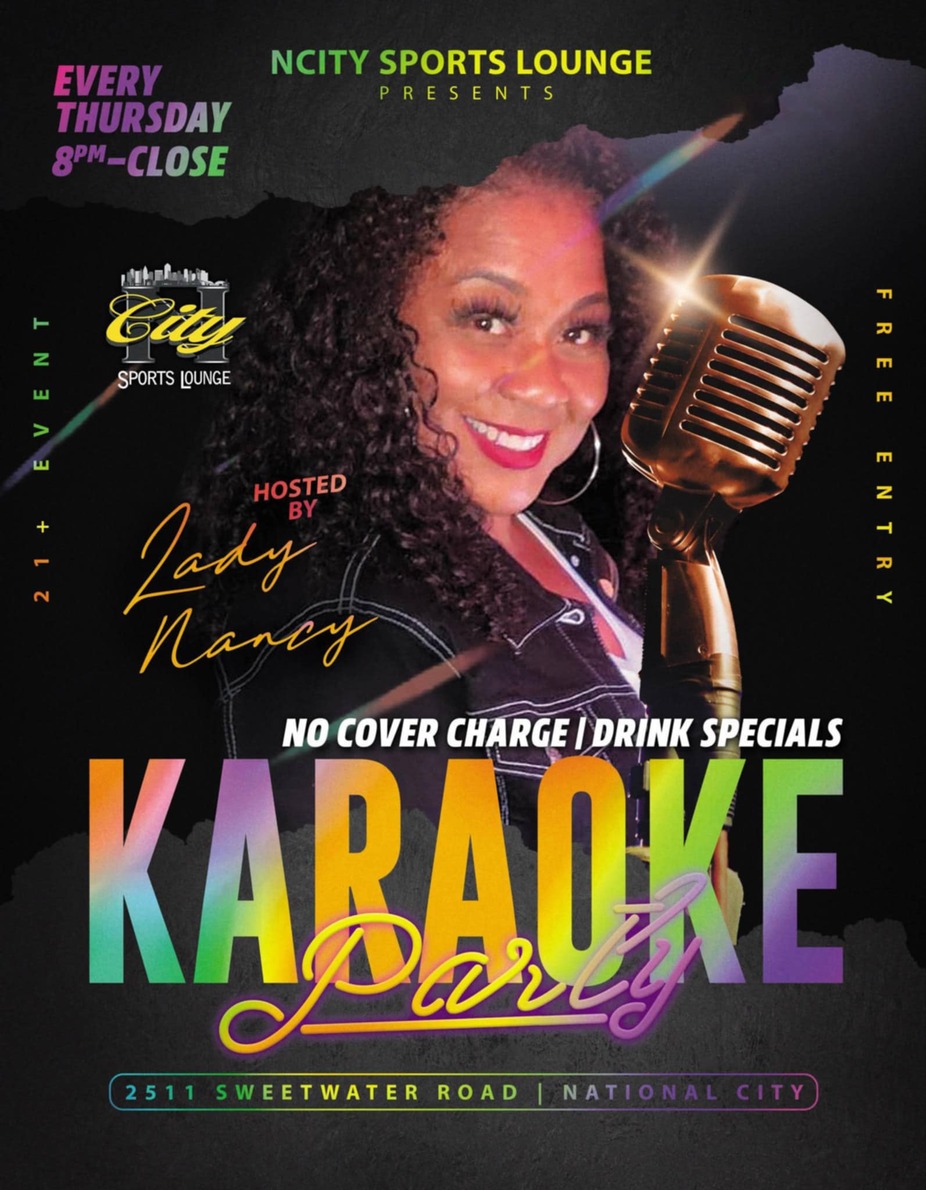 THURSDAY NIGHT KARAOKE PARTY HOSTED BY LADY NANCY!!! event photo