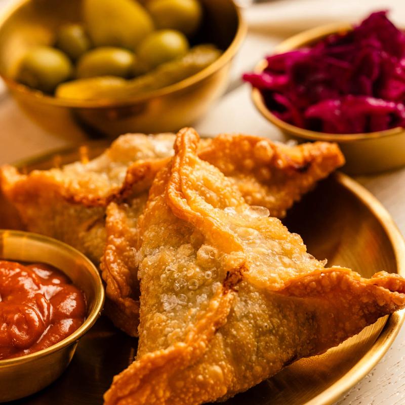 menu item 28 of 49, Indian Samosa