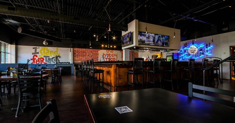 Spacious seating area