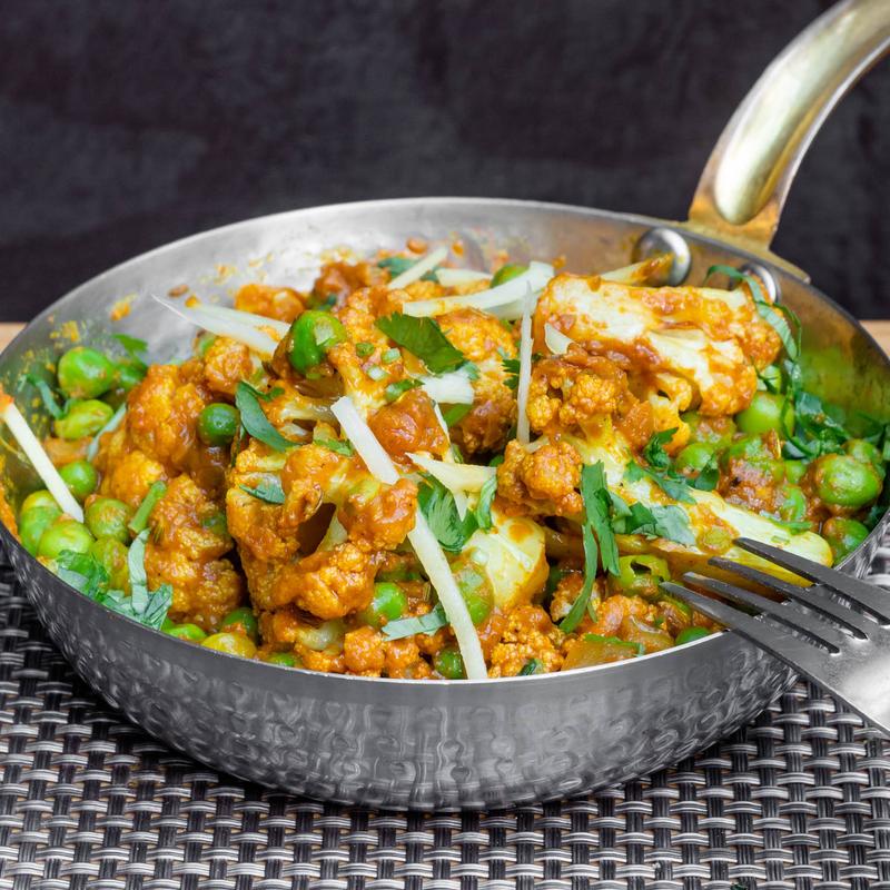 menu item 60 of 80, Vegan Bhuni Gobi Mattar