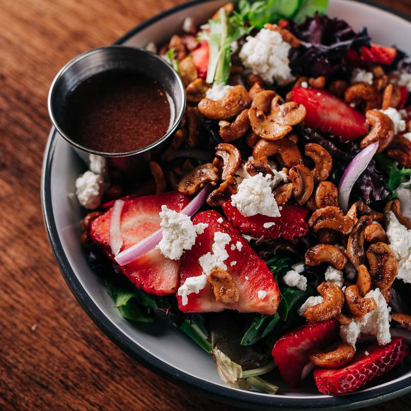 menu item 8 of 28, Strawberry And Cashew Salad (VG, GF)