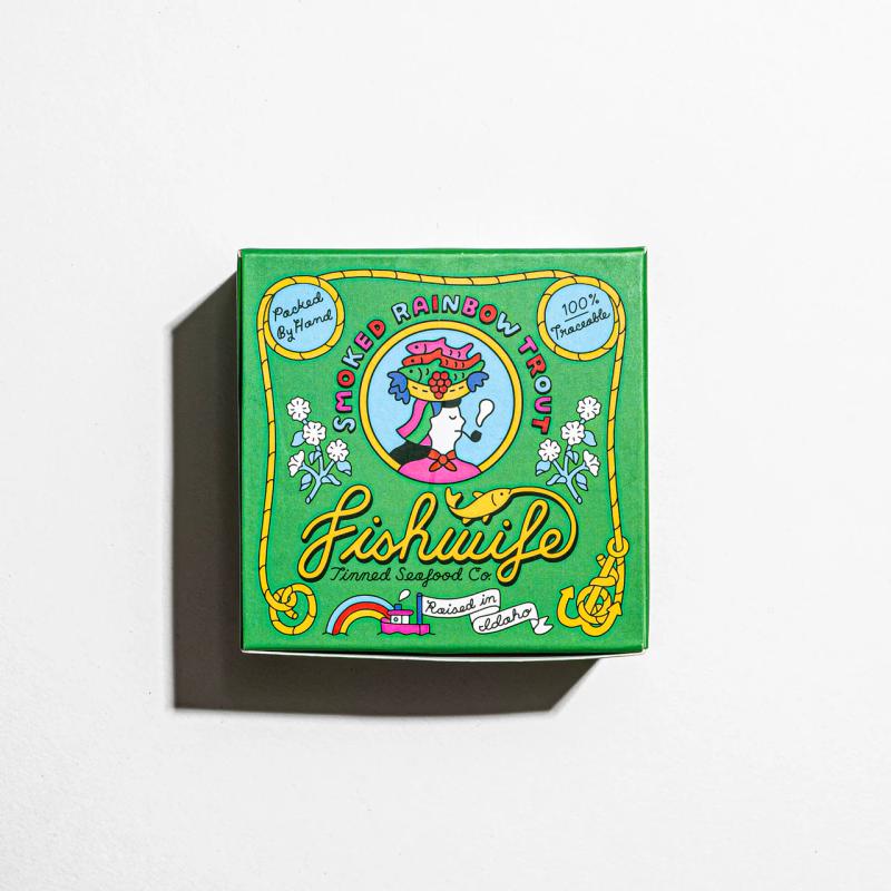 smoked rainbow trout photo