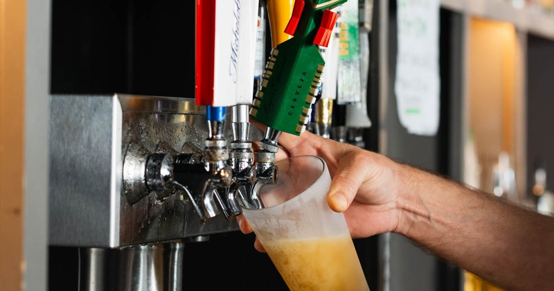 The interior of the restaurant