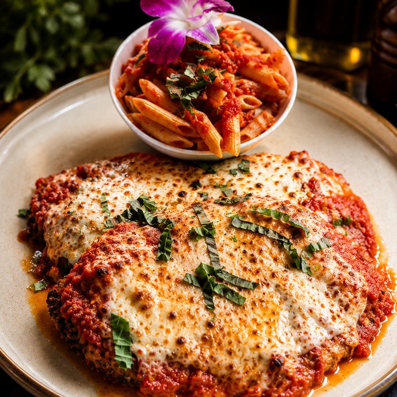 Chicken parmigiana photo