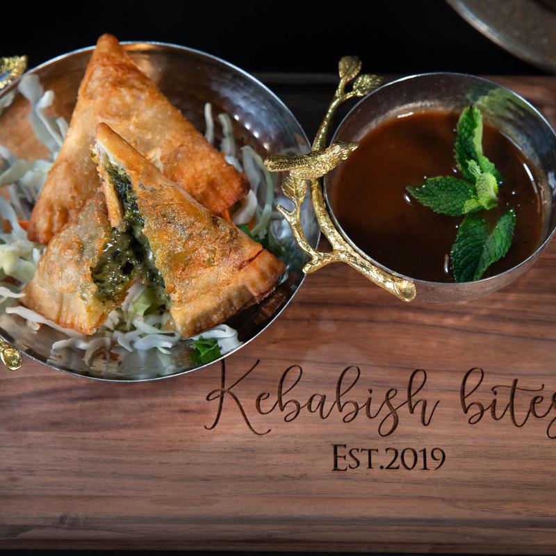 Cheese & Spinach Samosas photo