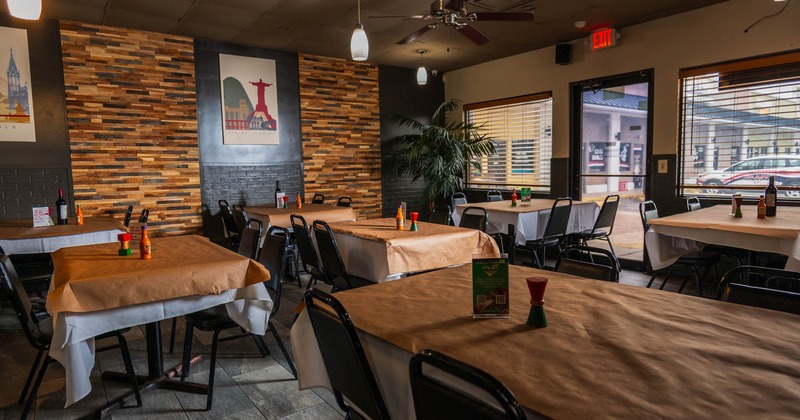 Interior, dining area