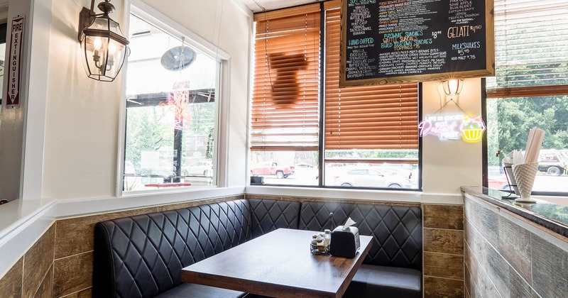 Interior, seating place near window