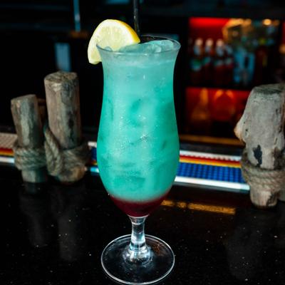 Blue Hawaii cocktail.