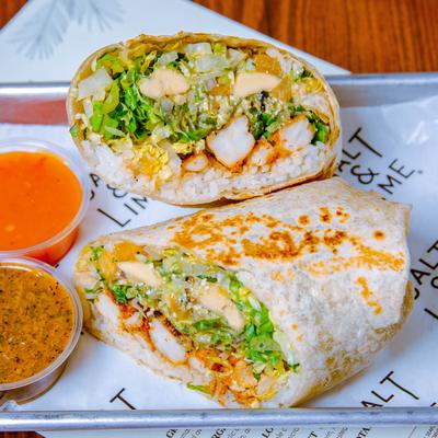 Citrus Chipotle Shrimp Wrap.