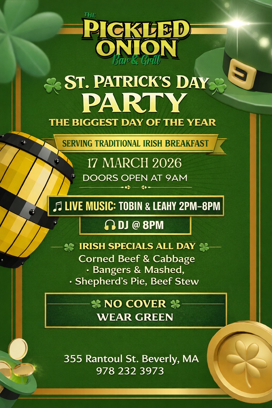 St. Patrick's Day Party event photo