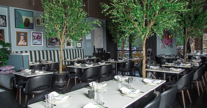 Interior, dining area