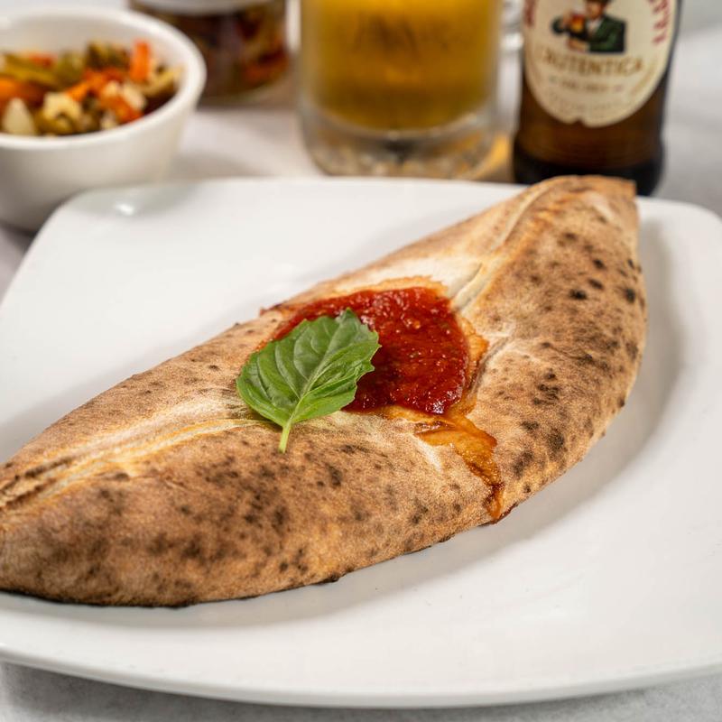 menu item 79 of 95, Tomato & Mozzarella Calzone