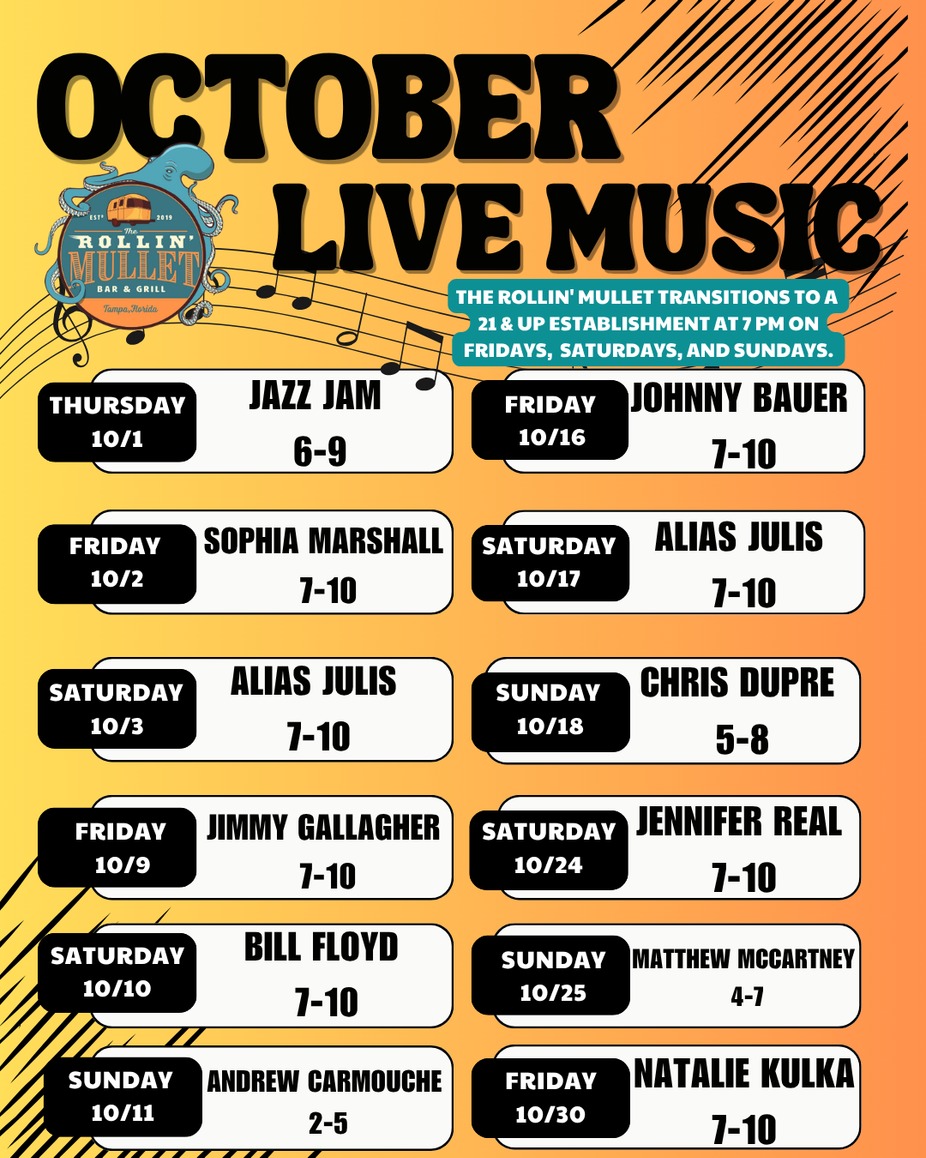 October Live Music event photo