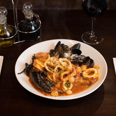Seafood stew.