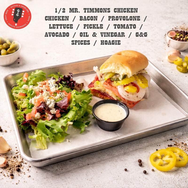 menu item 48 of 49, 1/2 Mr. Timmons Chicken