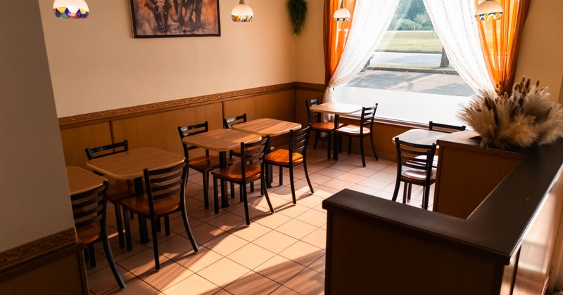 Interior, dining area