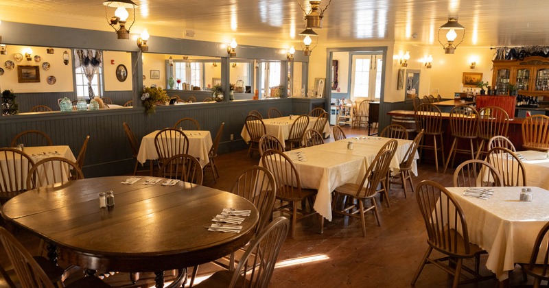 Interior, dining area