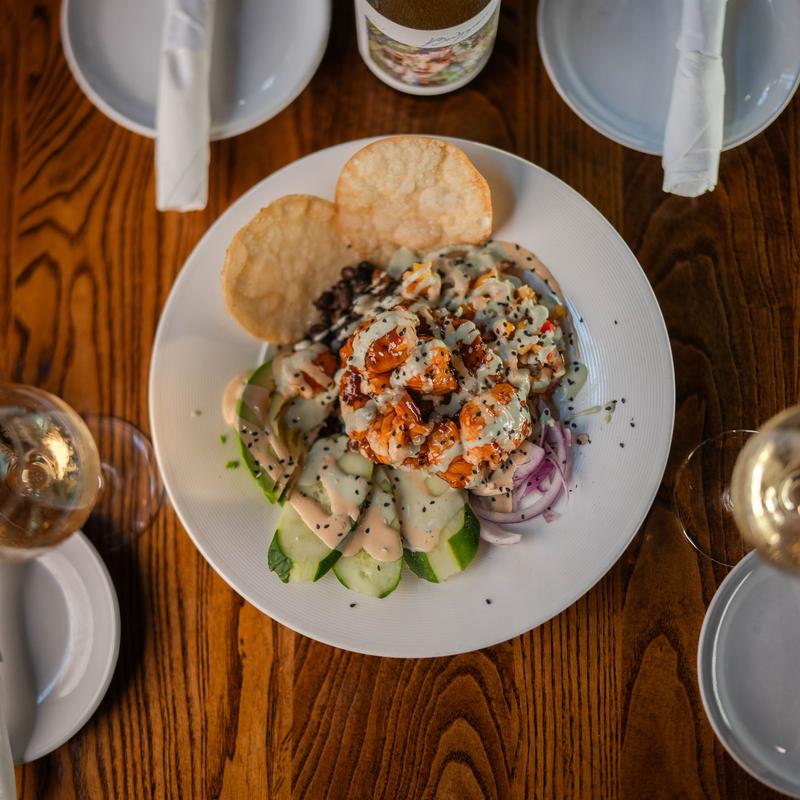 menu item 3 of 7, Crispy Salmon Bowl (Gluten friendly)
