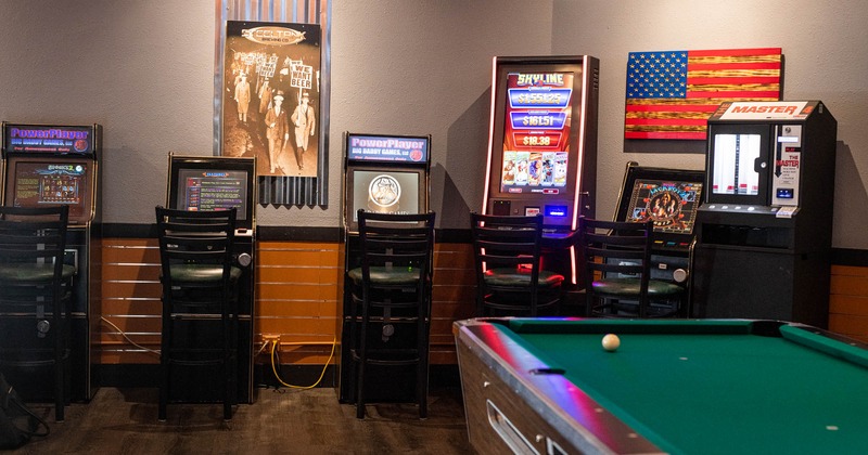 Interior, arcade area
