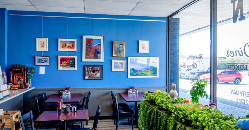 Interior, dining area