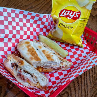 Chicken ranch sandwiches.