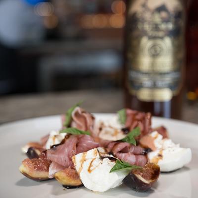 Mozzarella & Prosciutto - seasonal fruit, basil, aged balsamic