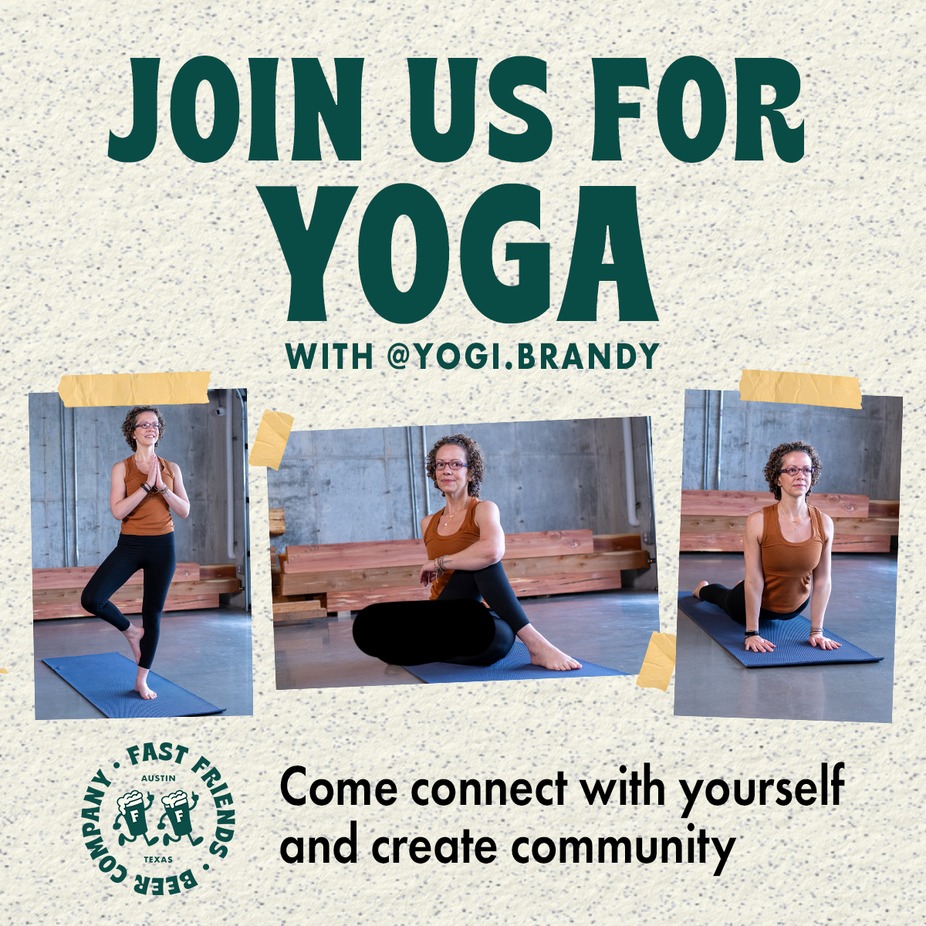 Fast Friends Yoga w/ Yogi Brandy event photo