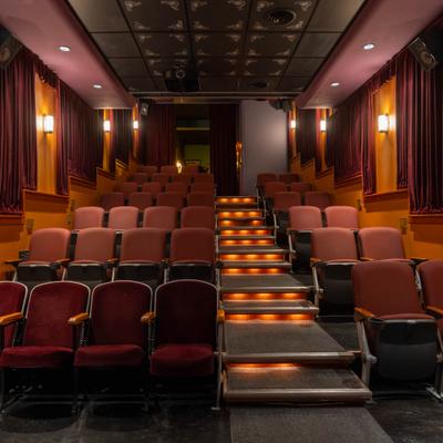 Movie theater seats.