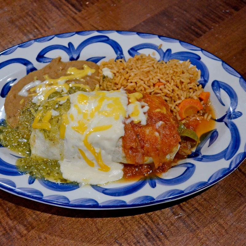 Three Sauce Burrito Dinner photo