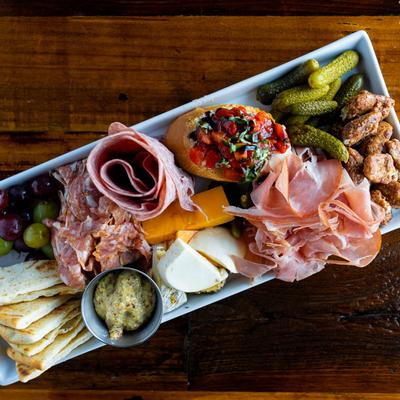 Charcuterie board.