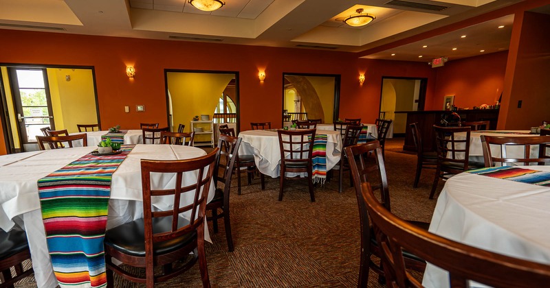 Interior, dining area