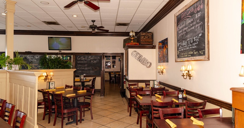 Interior, dining space