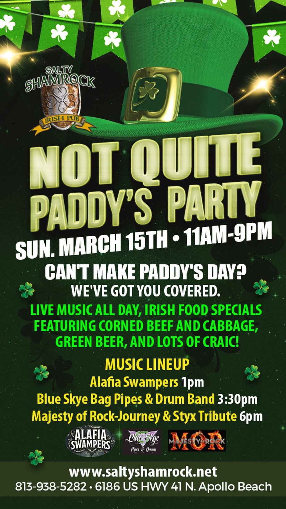 I can’t make it to Paddy’s Day Party event photo
